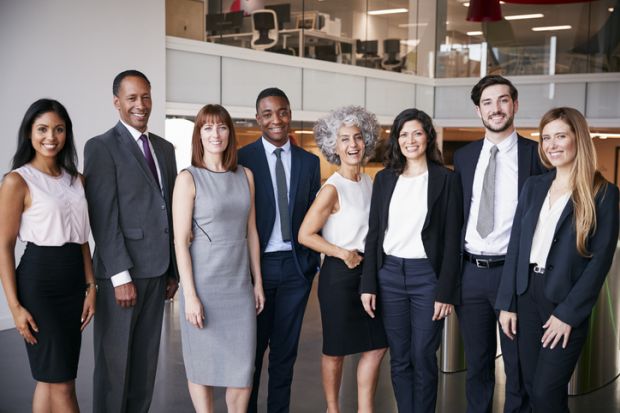 A group of university administrative staff