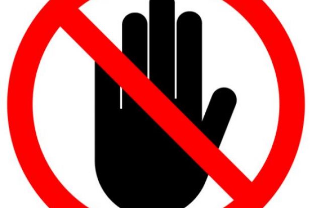 ban forbidden nicht verboten no puedas tidak bisa veto