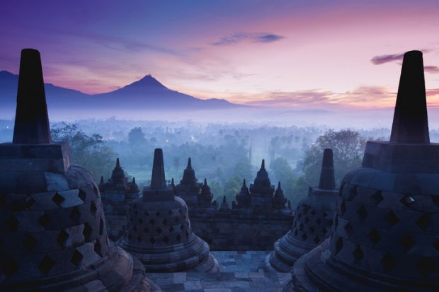 Indonesia Java Yogyakarta Borobodur Temple Buddhist Buddha