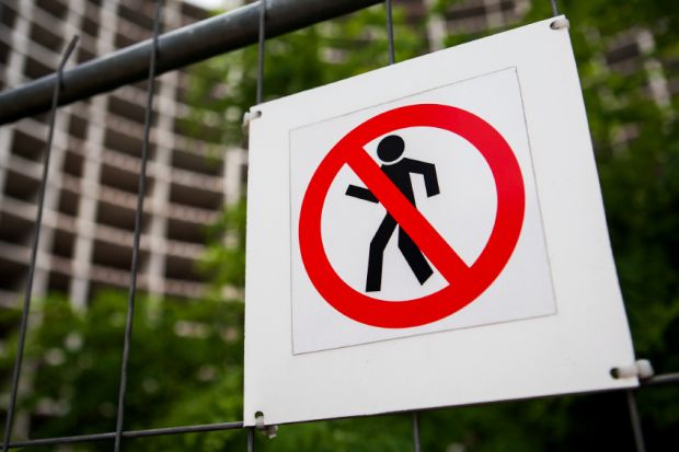 Construction site warning Construction site warning