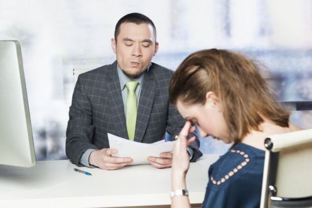 Job interview gone wrong