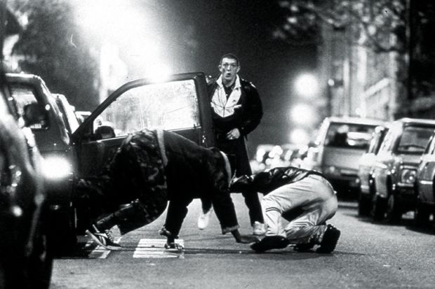 Film still from La Haine Film still from La Haine
