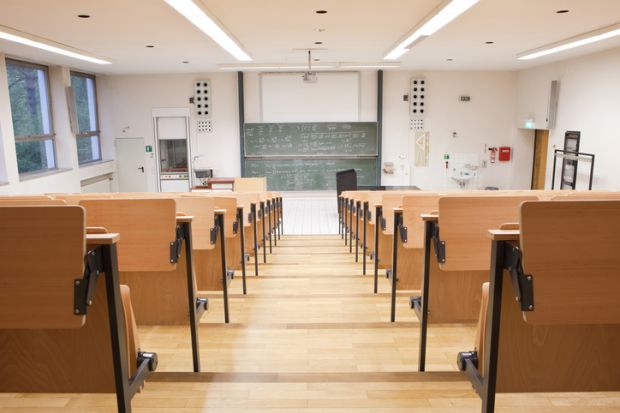 Lecture hall of a university