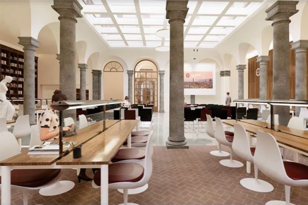 Library FSU Florence Palazzo Bagnesi Falconeri