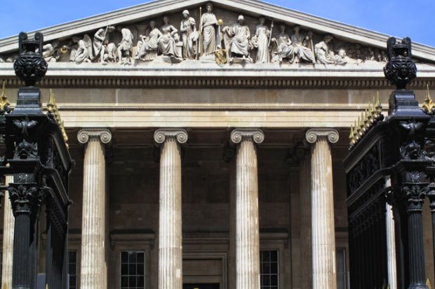 London, UK, May 23, 2009  The British Museum in Bloomsbury, which was established in 1753 and has more than 7 million objects of antiquity in its collection