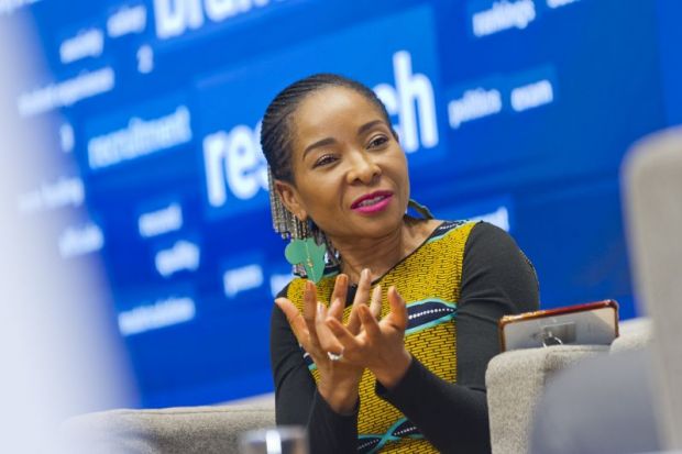 University of Cape Town (UCT) vice-chancellor Mamokgethi Phakeng at the Leadership and Management Summit, City University of Hong Kong, 18-9-19