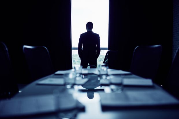 Man in office