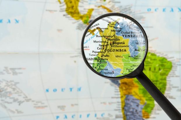 Map of Republic of Colombia Map of Republic of Colombia