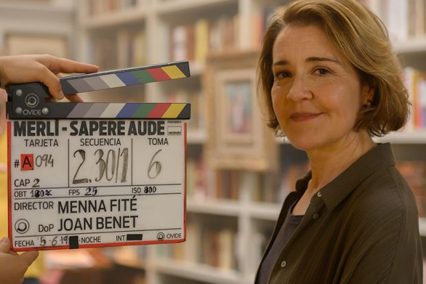 María Pujalte as María Bolaño in Merlí: Sapere Aude María Pujalte as María Bolaño in Merlí: Sapere Aude