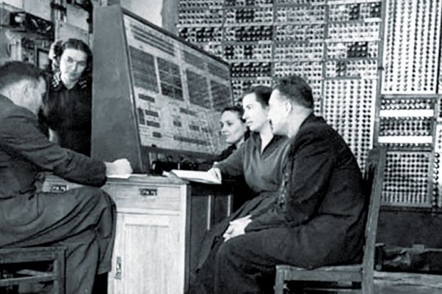 MESM (small electronic calculating machine) team, Theophania, near Kiev, 1952 MESM (small electronic calculating machine) team, Theophania, near Kiev, 1952