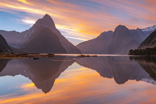 Milford Sound sunset