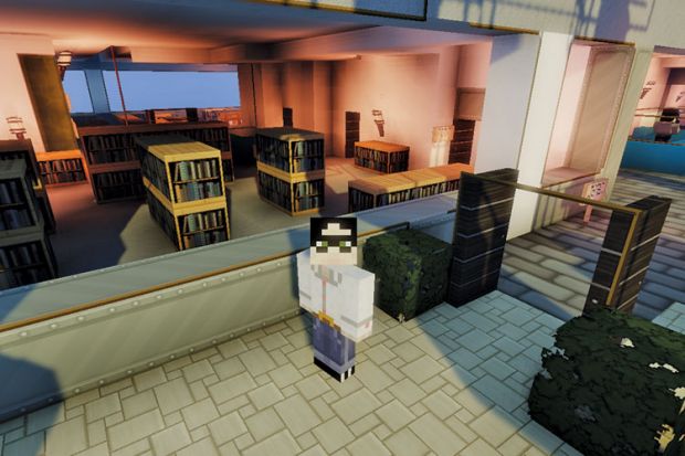 Minecraft screenshot, University of Hull Minecraft screenshot, University of Hull