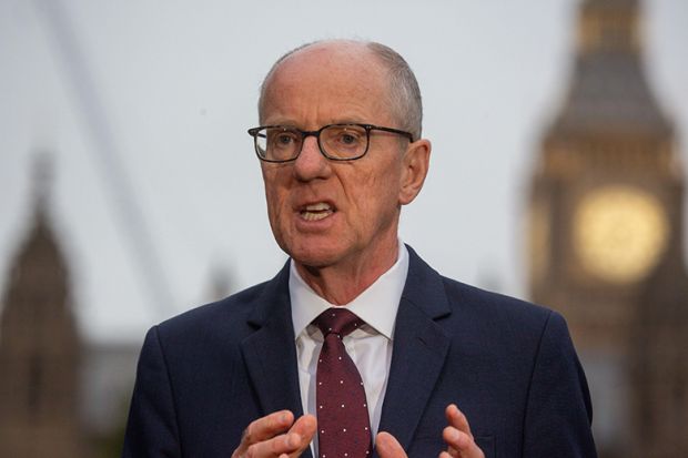 Nick Gibb in Westminster, London, UK.