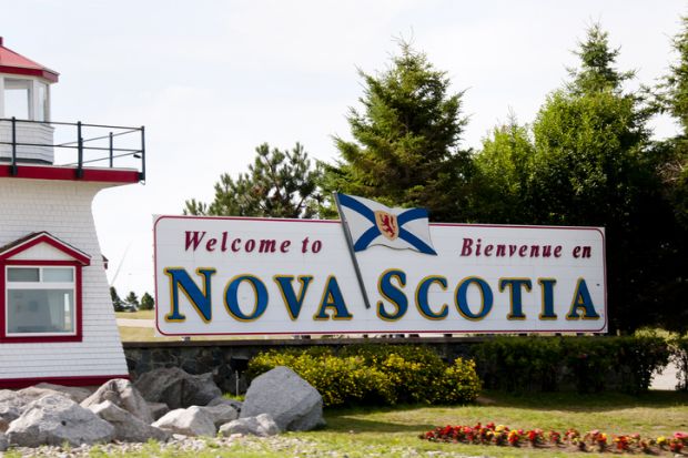 Nova Scotia sign