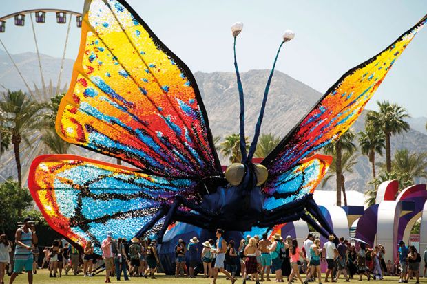 Butterfly sculpture