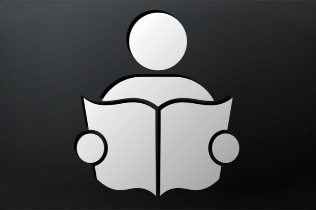 Person reading (illustration) Person reading (illustration)