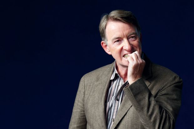 Peter Mandelson biting nails Peter Mandelson biting nails