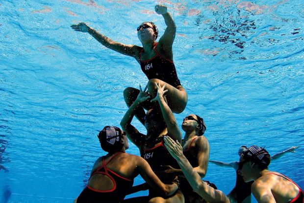 Synchronised swimmers