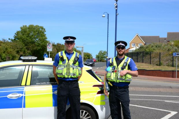 Police checks at Welsh tourist sites during COVID 19 Lockdown