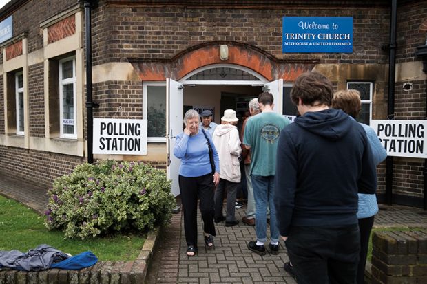 UK polling station Uk polling station