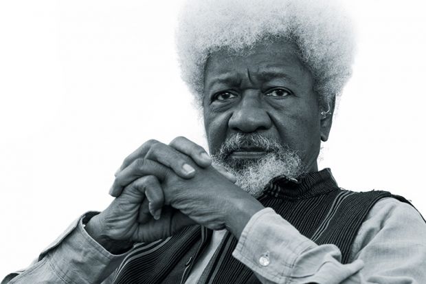 Portrait photograph of Wole Soyinka Portrait photograph of Wole Soyinka