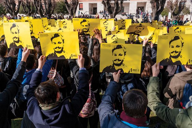 Giulio Regeni, a PhD candidate at the University of Cambridge, was abducted and murdered in Egypt in 2016 Giulio Regeni, a PhD candidate at the University of Cambridge, was abducted and murdered in Egypt in 2016