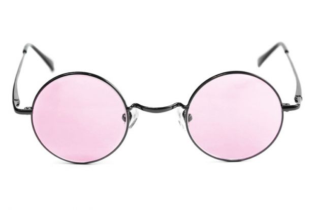 Rose-tinted sunglasses Rose-tinted sunglasses