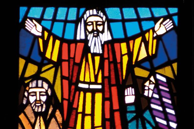 stained glass moses