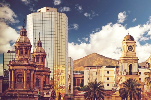 Skyline of Santiago, Chile Skyline of Santiago, Chile