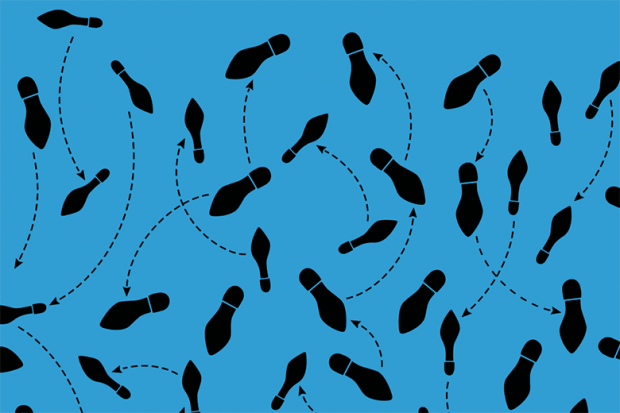 Multiple sets of footprints Multiple sets of footprints