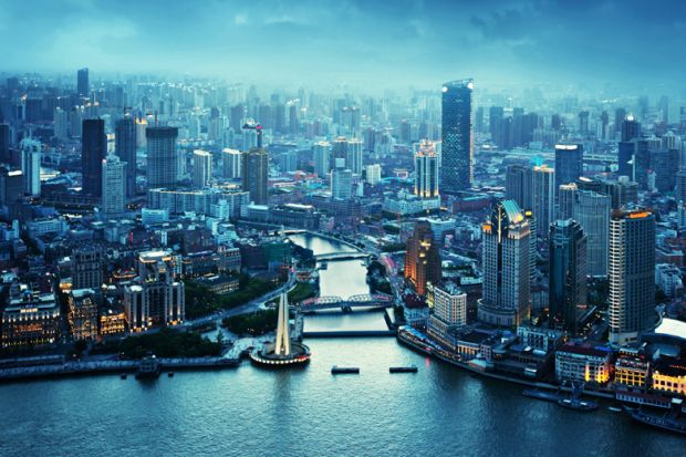 Shanghai viewed from helicopter Shanghai viewed from helicopter