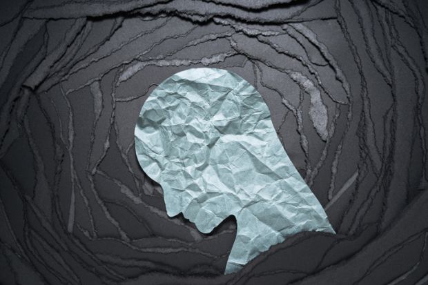 Silhouette of head