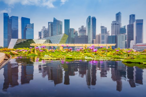 Singapore business district