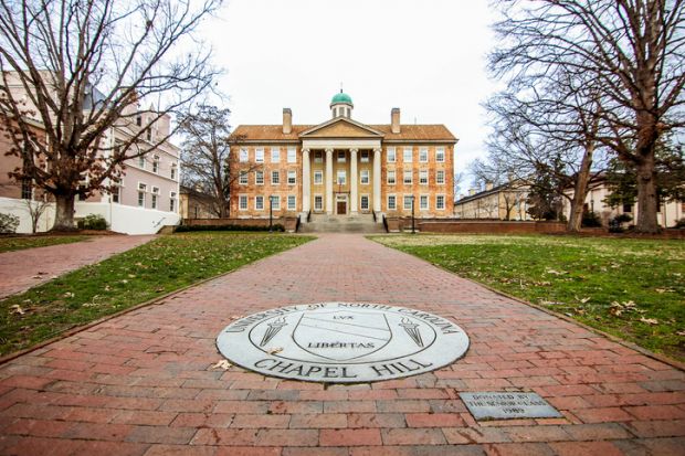 South Building on the campus of UNC-Chapel Hill.