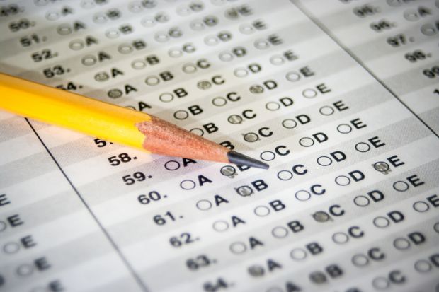 A standardised test form A standardised test form