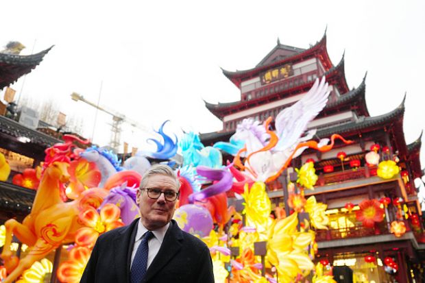 Keir Starmer on his recent visit to China