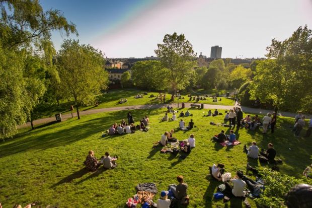 Park in Stockholm, Sweden