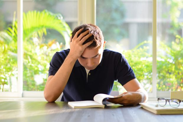 iStock stressed Asian student A stressed asian student