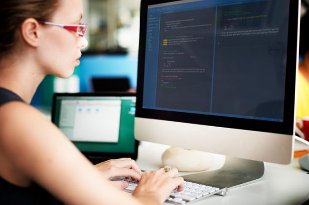 Student coding Student coding