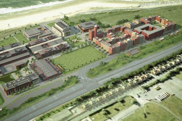 Swansea University Bay Campus concept illustration Swansea University Bay Campus concept illustration