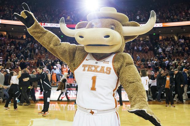 Texas mascot Hook ‘Em Texas mascot Hook ‘Em