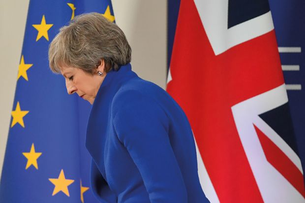 Britain's Prime Minister Theresa May leaves after a press conference following a special meeting of the European Council to endorse the draft Brexit withdrawal agreement Britain's Prime Minister Theresa May leaves after a press conference following a special meeting of the European Council to endorse the draft Brexit withdrawal agreement