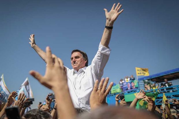 Brazilian presidential candidate Jair Bolsonaro