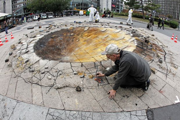 pavement drawings