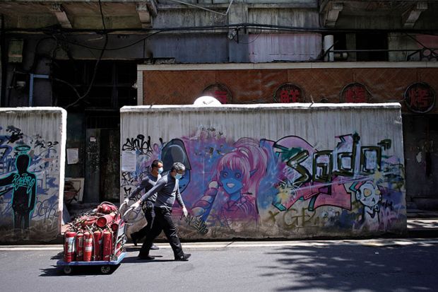 Cart of fire extinguishers