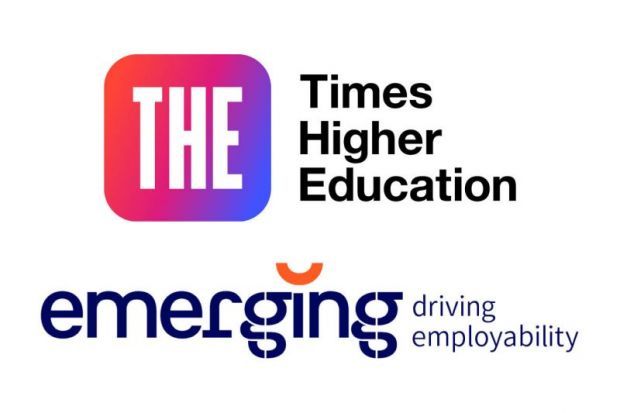 THE and Emerging logo