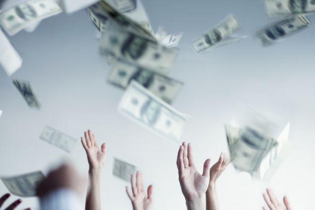 Throw dollars