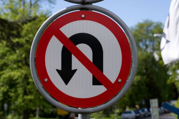 Traffic sign no u turn allowed