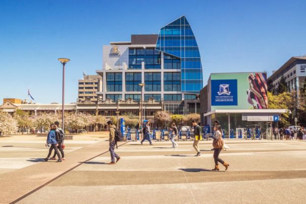 The University of Melbourne - the top ranked institution in Australia The University of Melbourne - the top ranked institution in Australia