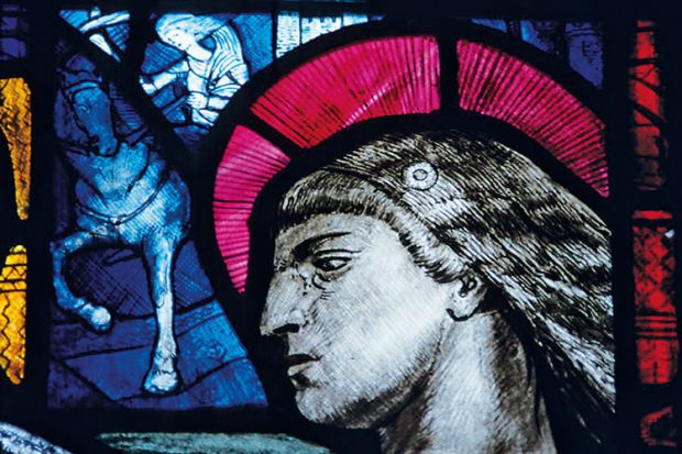 War memorial window (detail), St Bartholomew's church, Ottawa, Canada